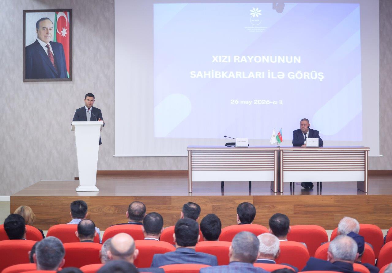 Xızı rayonunda sahibkarlarla görüş keçirilib 